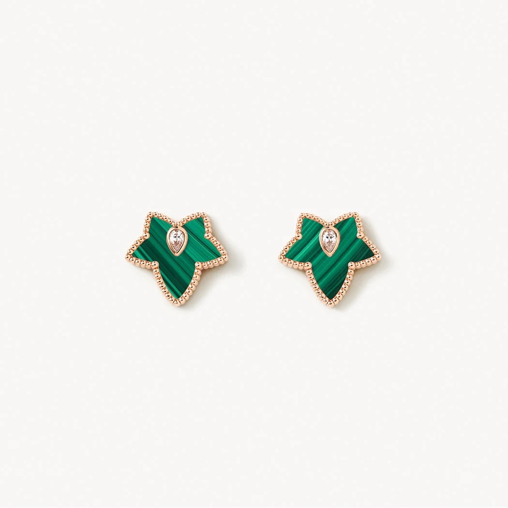 NWOT Lola Rose Malachite Bead Earrings